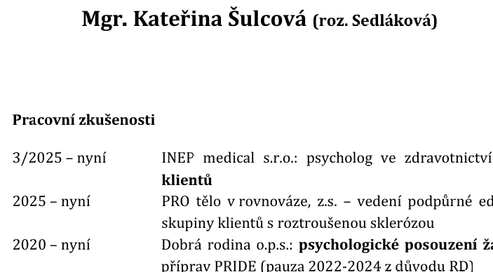 sedlakova_zivotopis